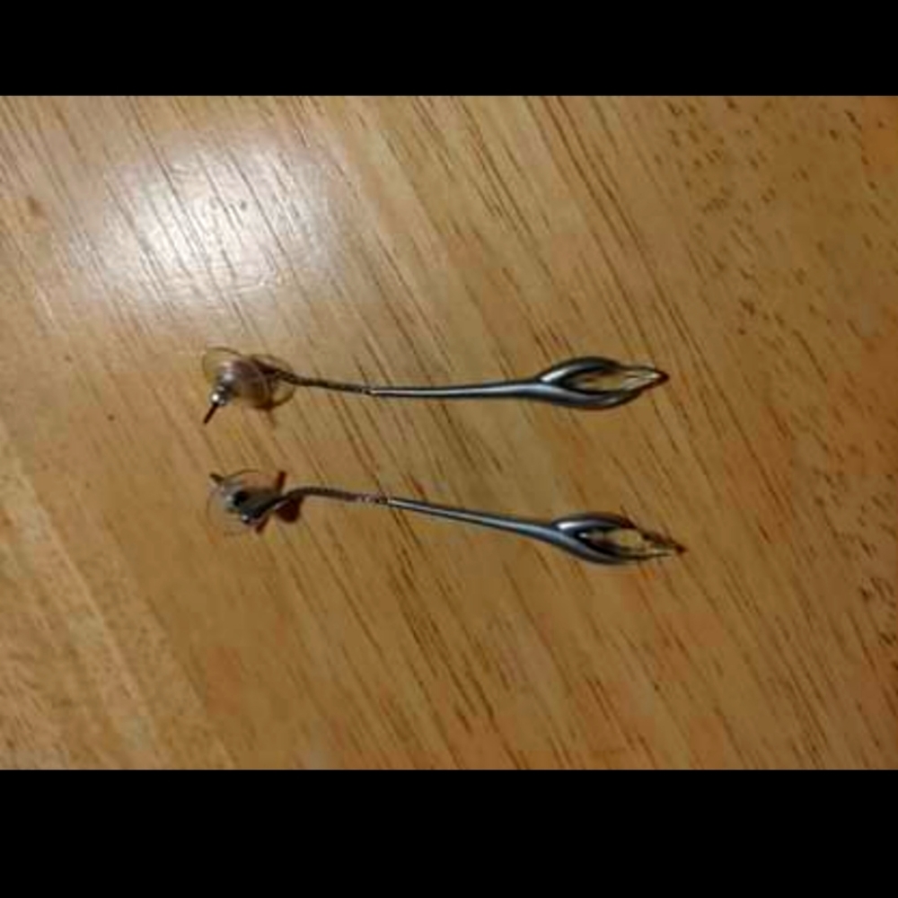5/$20 Silver and Glass Guess Earrings